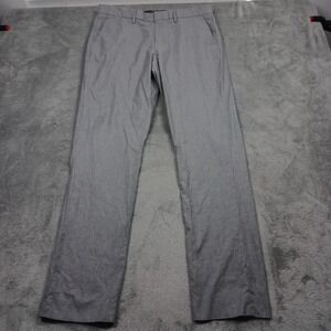 J Crew Pants Mens 34x34 Gray Bowery Chino Straight Preppy Cotton‎ Modern